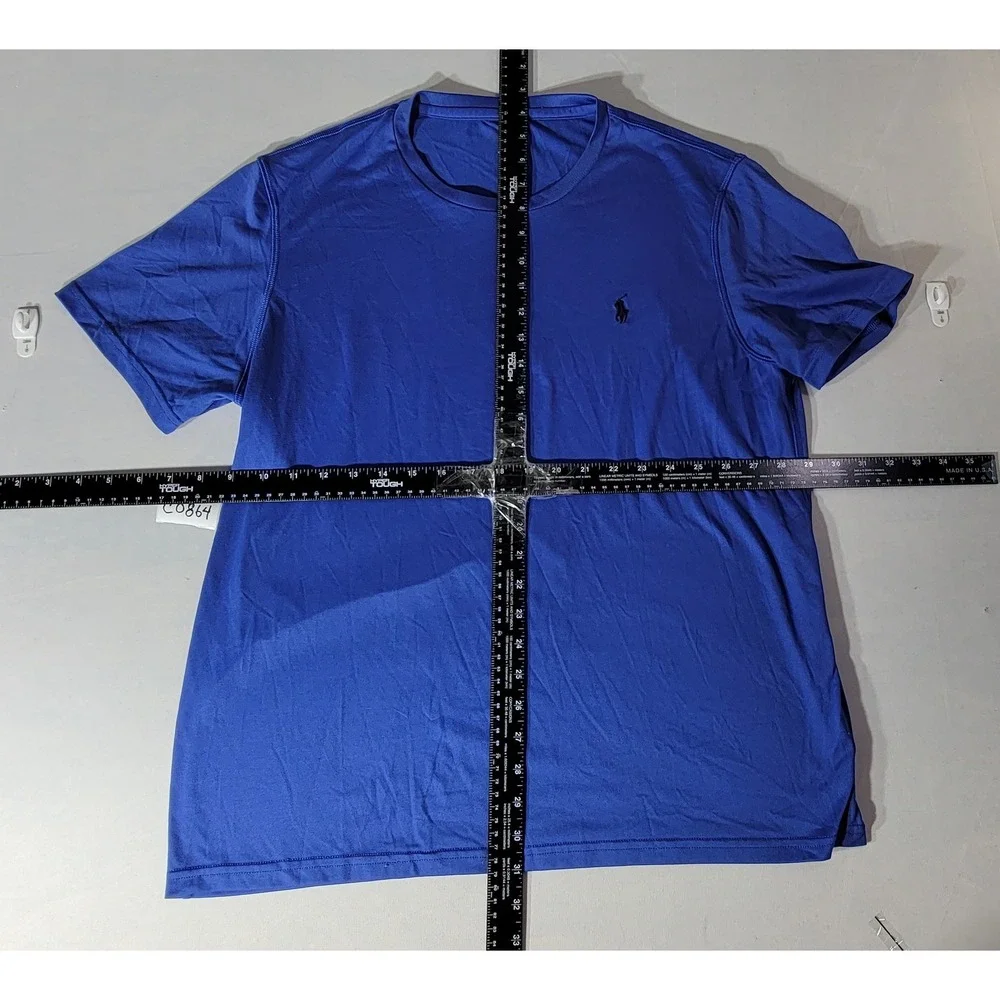 Polo Ralph Lauren Mens Royal Blue‎ Short Sleeve Pony Logo T-Shirt Size Large